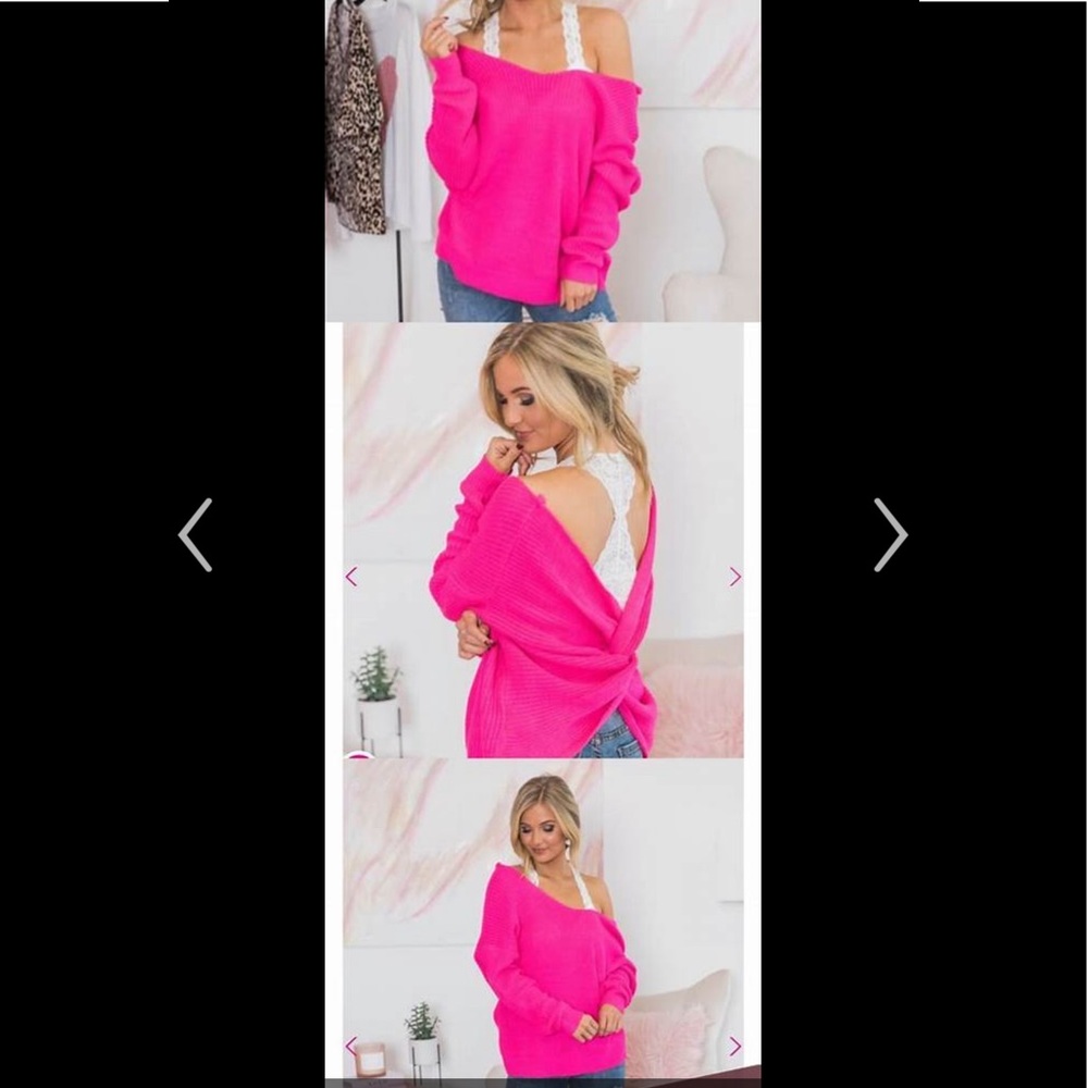 BRAND NEW Pink Lily sweater 💖